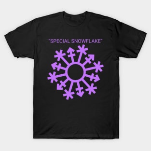 Gender "Special Snowflake" - Purple T-Shirt